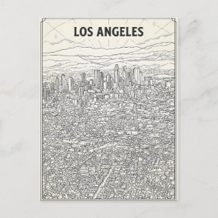 Los Angeles Postkarte