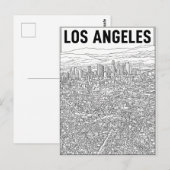 Los Angeles  Postkarte (Vorne/Hinten)