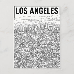 Los Angeles Postkarte