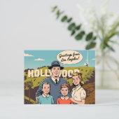 Los Angeles Postkarte (Stehend Vorderseite)