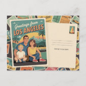 Los Angeles Postkarte (Vorderseite)