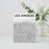 Los Angeles Postkarte (Stehend Vorderseite)
