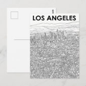 Los Angeles Postkarte (Vorne/Hinten)