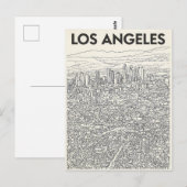 Los Angeles Postkarte (Vorne/Hinten)
