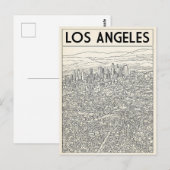 Los Angeles  Postkarte (Vorne/Hinten)