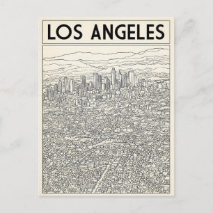 Los Angeles Postkarte