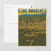 Los Angeles  Postkarte (Vorne/Hinten)