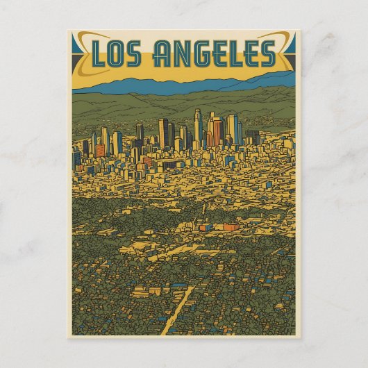 Los Angeles  Postkarte (Vorderseite)
