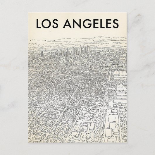 Los Angeles  Postkarte (Vorderseite)
