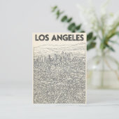 Los Angeles Postkarte (Stehend Vorderseite)