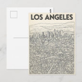 Los Angeles Postkarte (Vorne/Hinten)