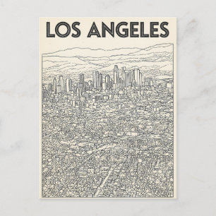 Los Angeles Postkarte