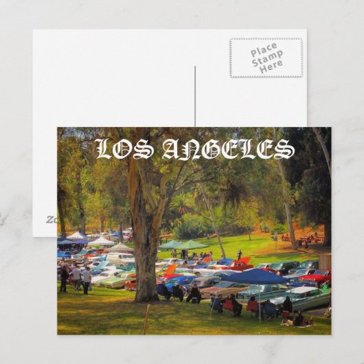 LOS ANGELES POSTKARTE (Vorne/Hinten)