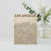 Los Angeles Postkarte (Stehend Vorderseite)