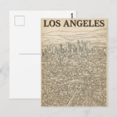 Los Angeles Postkarte (Vorne/Hinten)