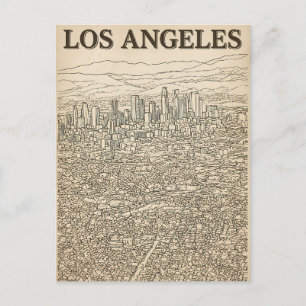 Los Angeles Postkarte