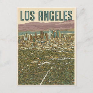 Los Angeles Postkarte
