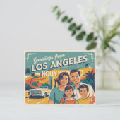 Los Angeles Postkarte (Stehend Vorderseite)