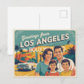 Los Angeles Postkarte (Vorne/Hinten)