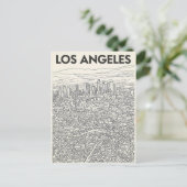 Los Angeles  Postkarte (Stehend Vorderseite)