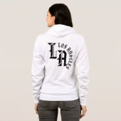 Los Angeles Print Hoodie (Schwarz voll)