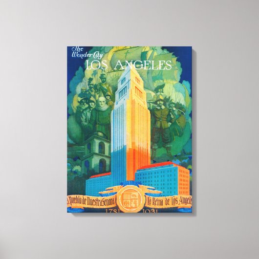 Los Angeles Promotional Poster Leinwanddruck (Vorderseite)