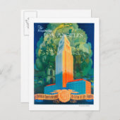 Los Angeles Promotional Poster Postkarte (Vorne/Hinten)