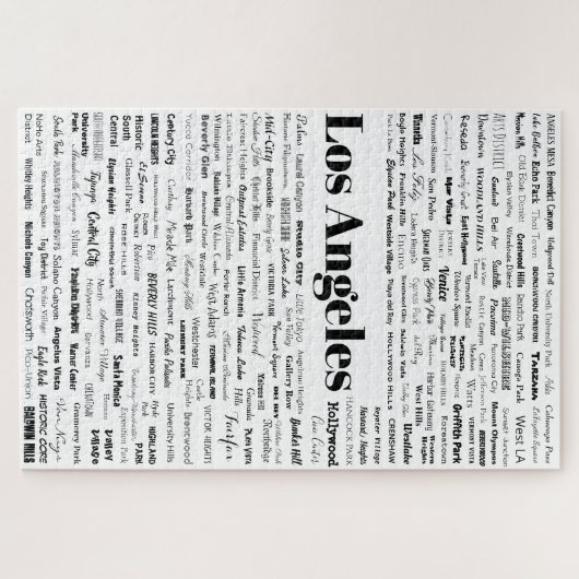 Los Angeles Puzzle (Horizontal)