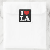 Los Angeles Quadratischer Aufkleber (Tasche)