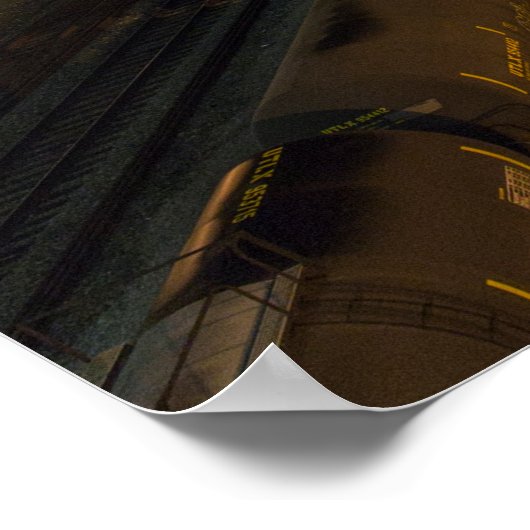 Los Angeles Rail Yard Poster (Ecke)