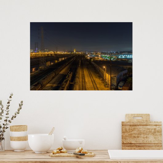 Los Angeles Rail Yard Poster (Küche)