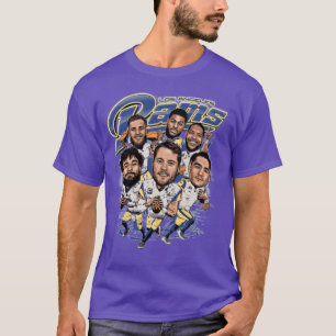 Los Angeles Rams Footballteam Karikatur Geschenk T-Shirt