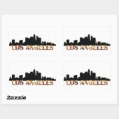 Los Angeles Rechteckiger Aufkleber (Blatt)