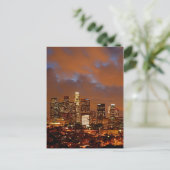 Los Angeles Red Skies Postkarte (Stehend Vorderseite)