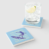 Los Angeles Reisen Kunst, Kalifornien, Reisen, Bla Steinuntersetzer (Seitenansicht)