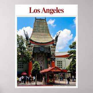 Los Angeles Reiseplakat Poster