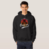 Los Angeles Retro Black Hoodie (Vorne ganz)