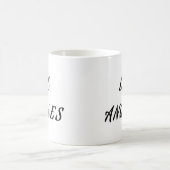 Los Angeles Rotes Herz Kaffeetasse (Mittel)