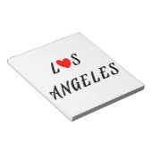 Los Angeles Rotes Herz Notizblock (angewinkelt)