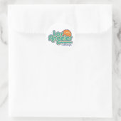 Los Angeles Runder Aufkleber (Tasche)