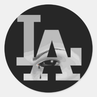 Los Angeles Runder Aufkleber