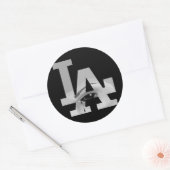 Los Angeles Runder Aufkleber (Umschlag)