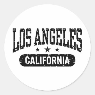 Los Angeles Runder Aufkleber