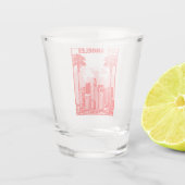 Los Angeles Schnapsglas (Rückseite)