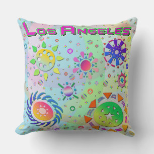 Los Angeles Seven Suns & Energy Pillow Kissen