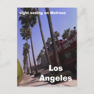 Los Angeles, sight seeing on Melrose Postkarte