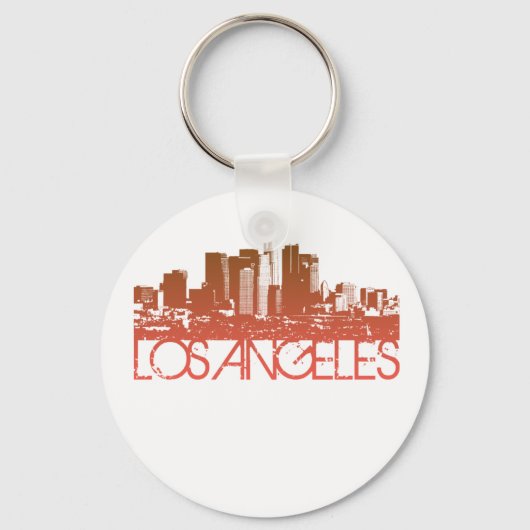Los Angeles Skyline Design Schlüsselanhänger (Vorderseite)