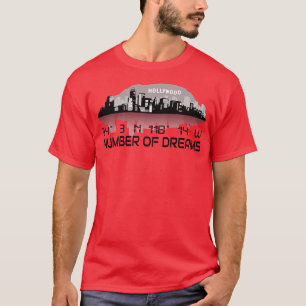 Los Angeles Skyline GPS Koordinaten Dream City 2 T-Shirt