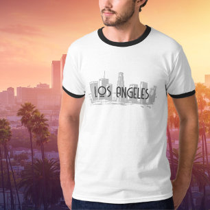 Los Angeles Skyline Graphic T - Shirt
