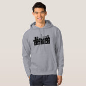 Los Angeles-Skyline Hoodie (Vorne ganz)